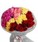 Lovely Color Mix Flowers  Bouquet