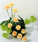 Exotic Anthurium And Carnation Basket
