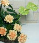 Exotic Anthurium And Carnation Basket