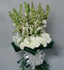 Cool Scent White Carnation Bouquet