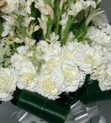 Cool Scent White Carnation Bouquet