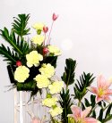 Exotic Breeze of Pink Lillies N Carnations