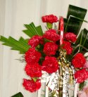 Pink Lillies N Carnation Arrangement