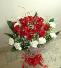 Luxury Wishes Rose N Carnation Bouquet