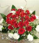 Luxury Wishes Rose N Carnation Bouquet