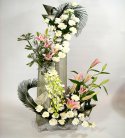 Silver Jubilee Floral Arrangement