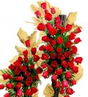 75 Red Roses Arrangement for His and Her